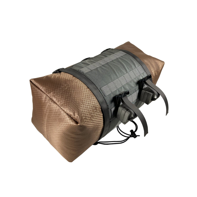 DIY sewing pattern of a handle bar bike bag to make your own gear