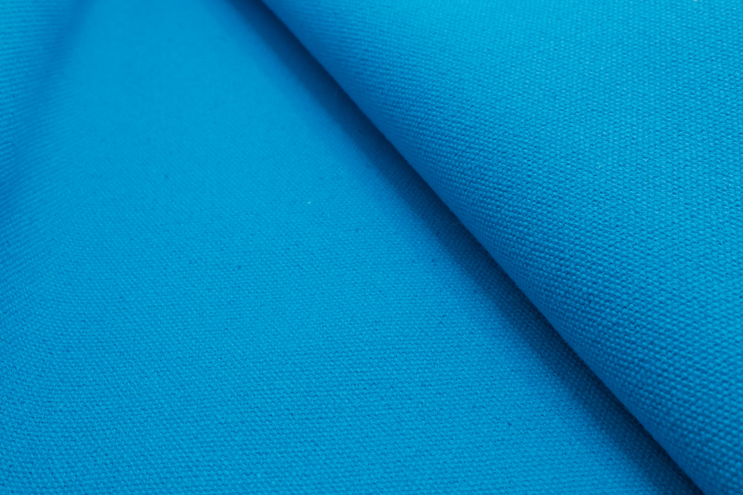 Blue teal cotton canvas for making bags and other sewing projects