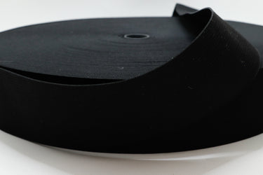50 yard roll of knit elastic in black