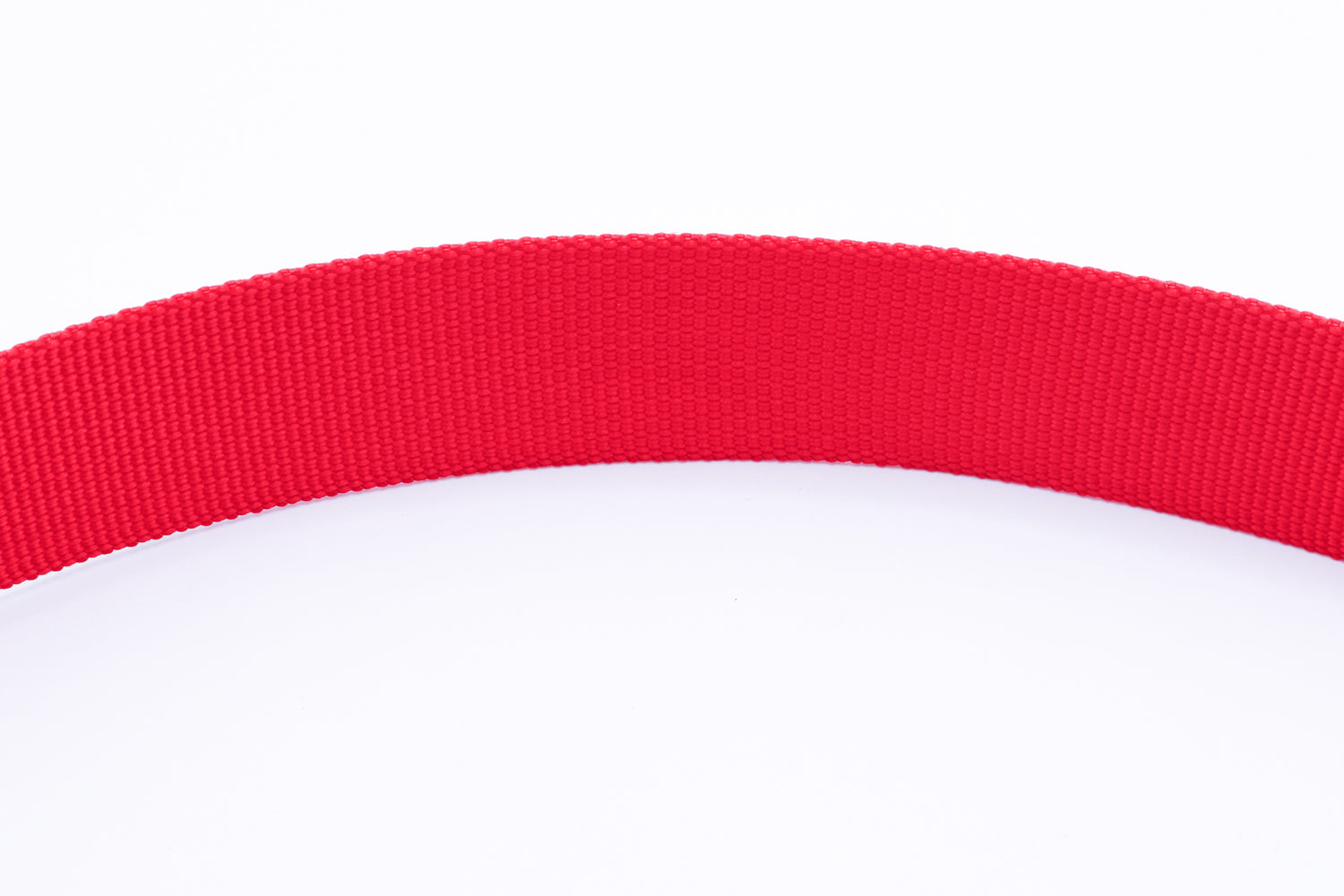 Red nylon webbing