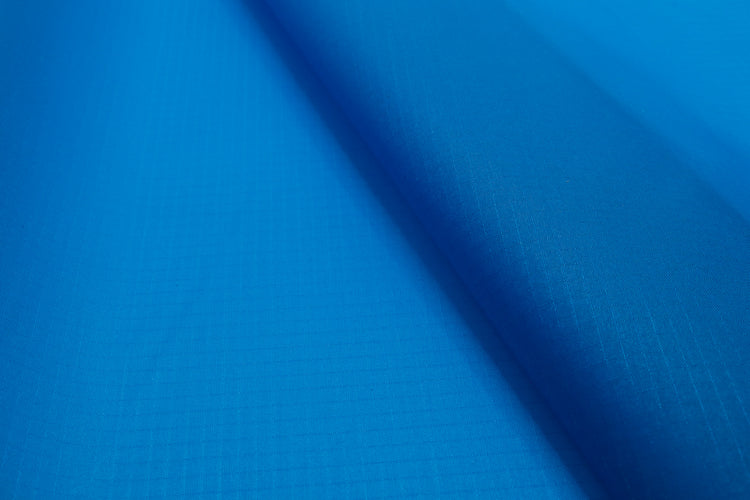 Aqua blue Silicone coated silnylon fabric for tarps/tents