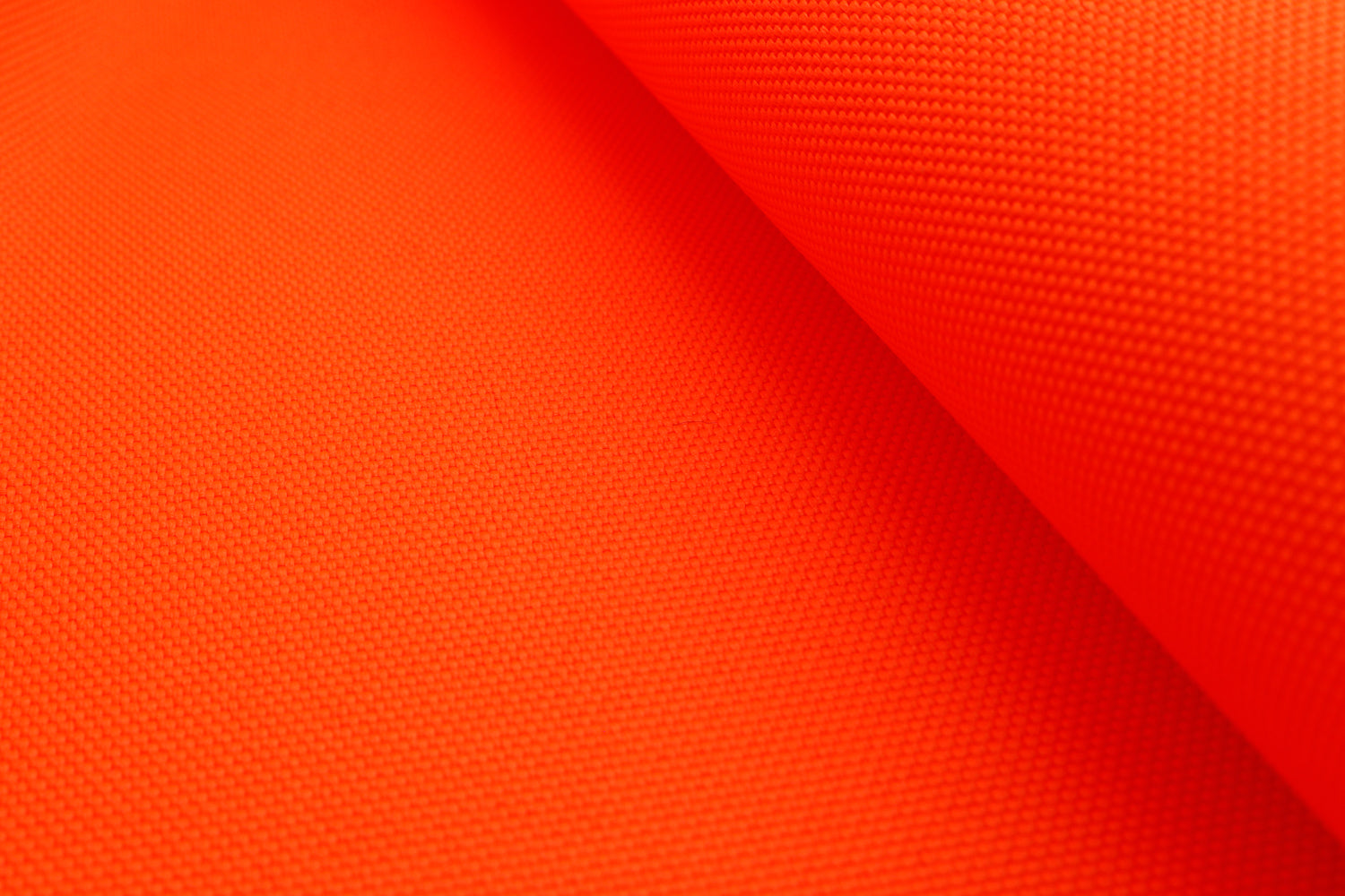 Neon orange Cordura fabric ideal for high-visibility projects and reflective gear