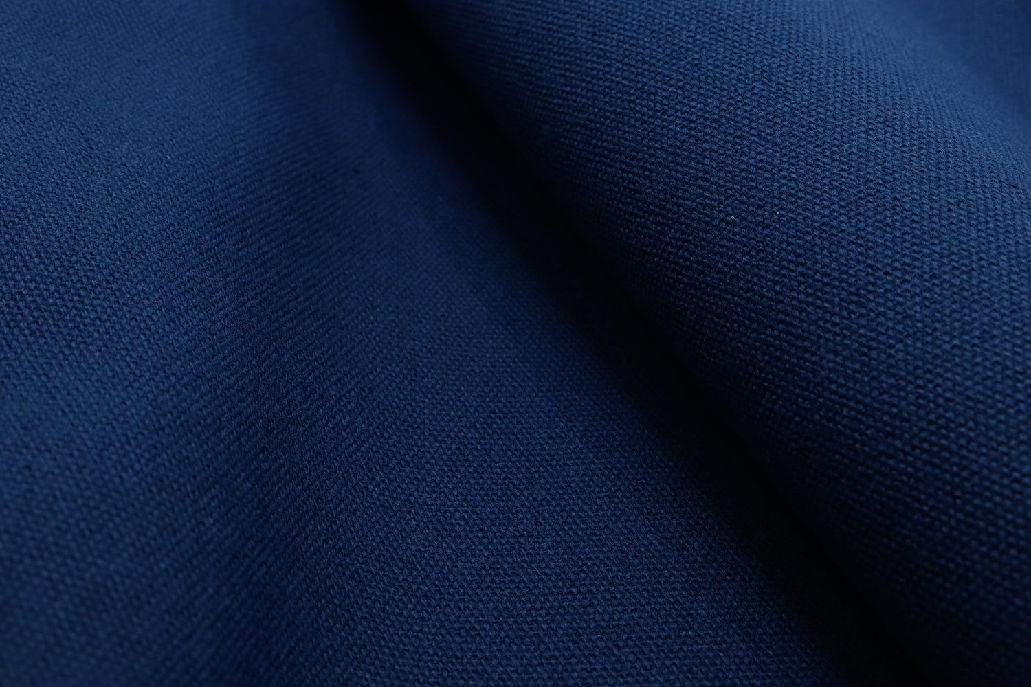 Navy blue cotton canvas for making bags and other sewing projects