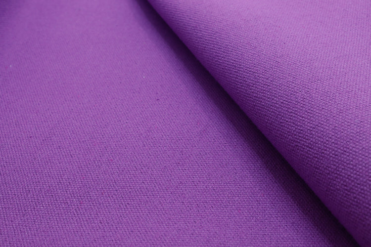 Purple cotton canvas for making bags and other sewing projects