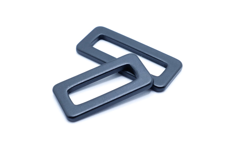 Aluminum loop for webbing connections. Lightweight, corrosion-resistant for DIY gear-making and outdoor applications.