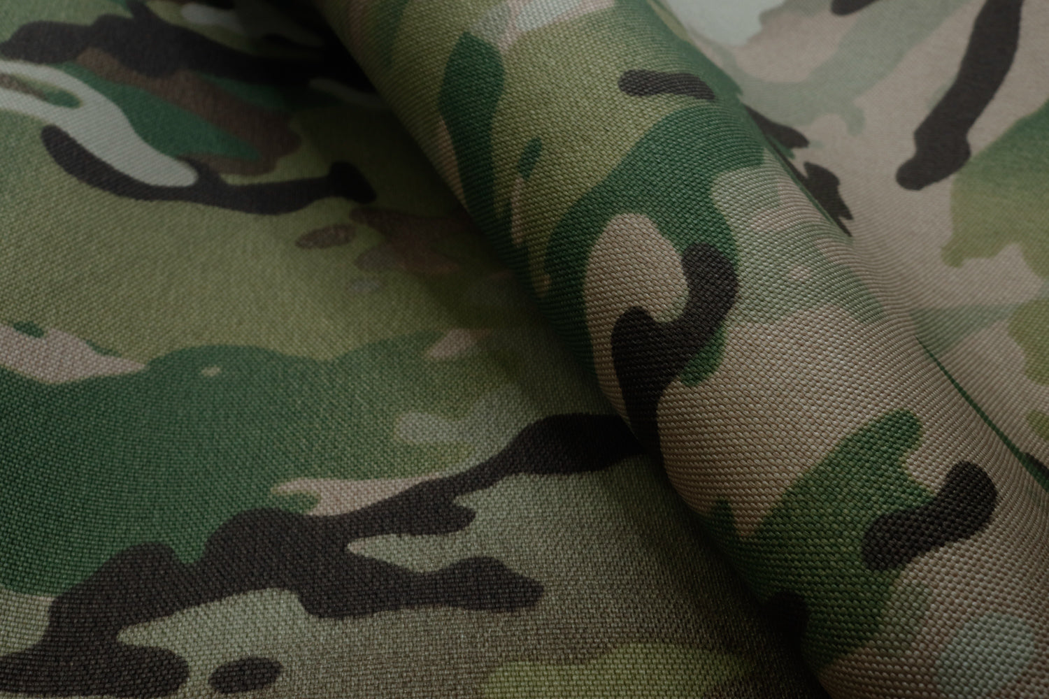 EPLX600 Multicam® fabric with recycled face and DWR finish, designed for rugged DIY gear-making projects