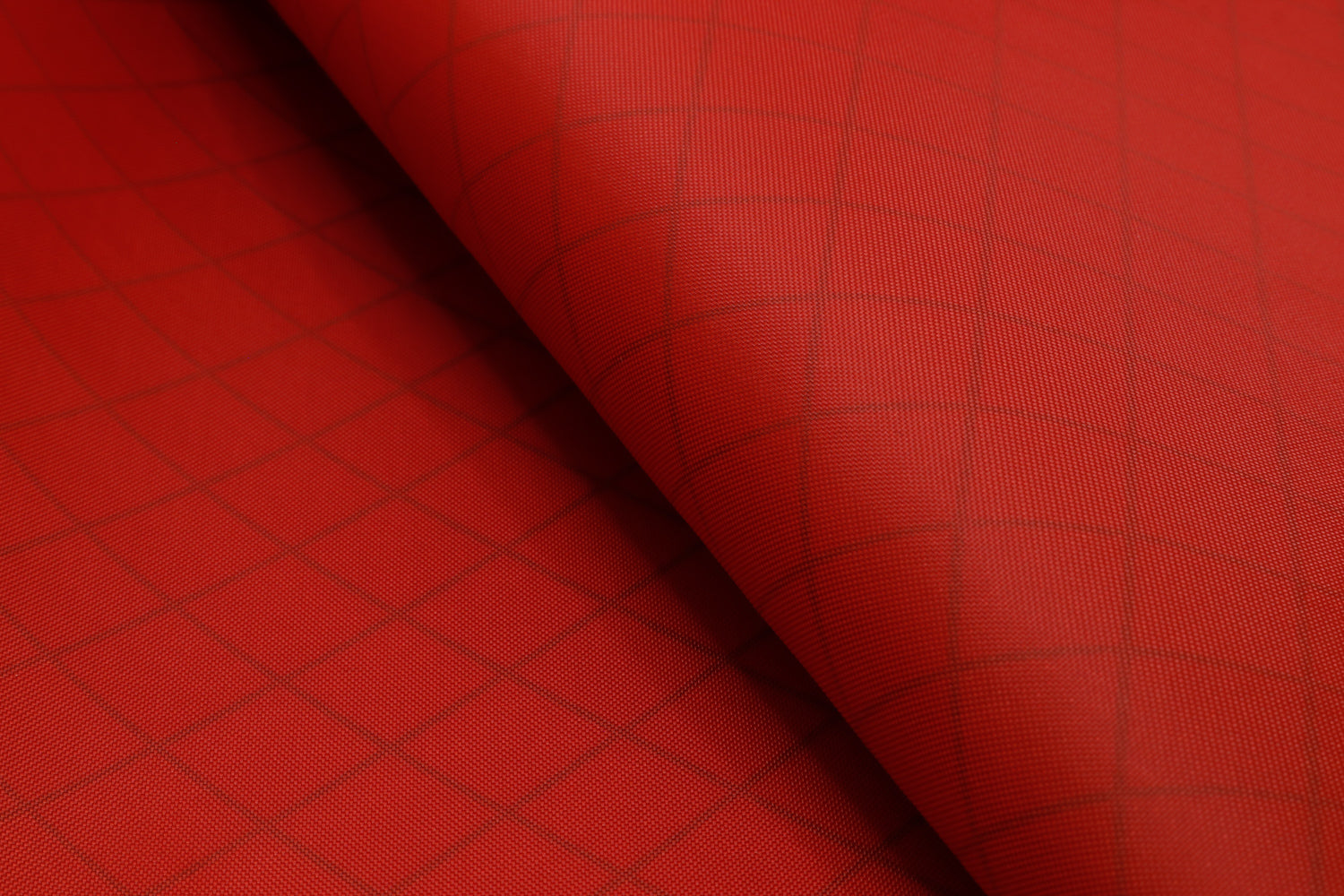 Brick red EPX200 waterproof and recycled fabric for sewing backpacks, bike bags, and outdoor gear.