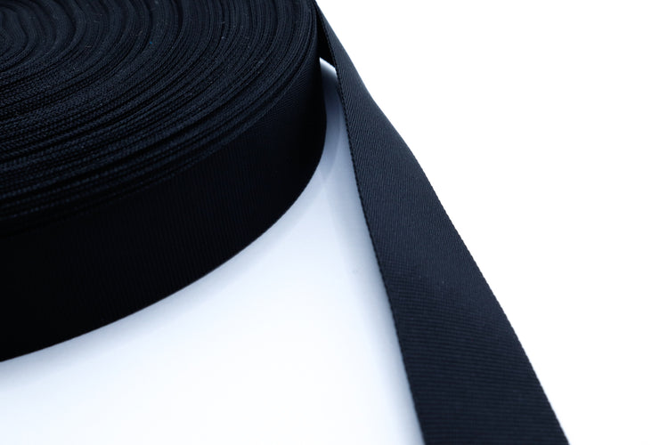 Durable nylon grosgrain ribbon for sewing, crafting, and gear-making