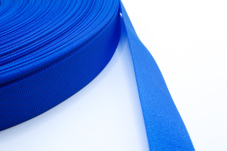Nylon grosgrain webbing for binding edges and reinforcing gear