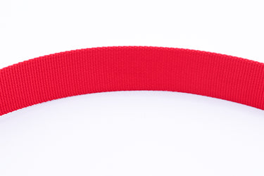 Red nylon webbing for straps and outdoor gear projects