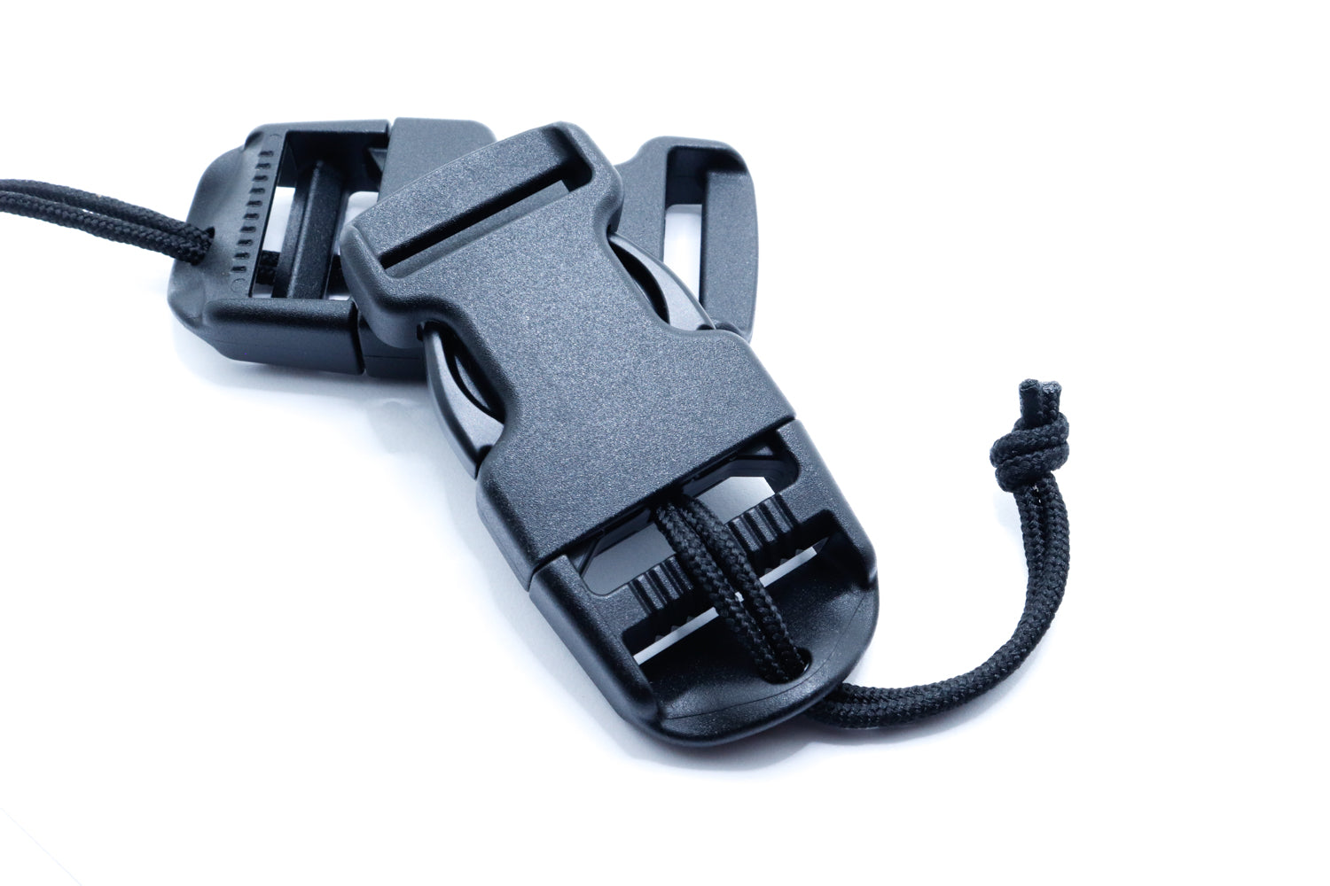 Quick pull style buckle for outdoor gear and other tactical sewing projects