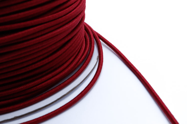 Elastic 2.5mm shock cord ideal for sewing, crafting, and drawcords