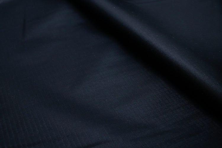 Close-up of Black Silicone coated silnylon for making tarps and other MYOG projects