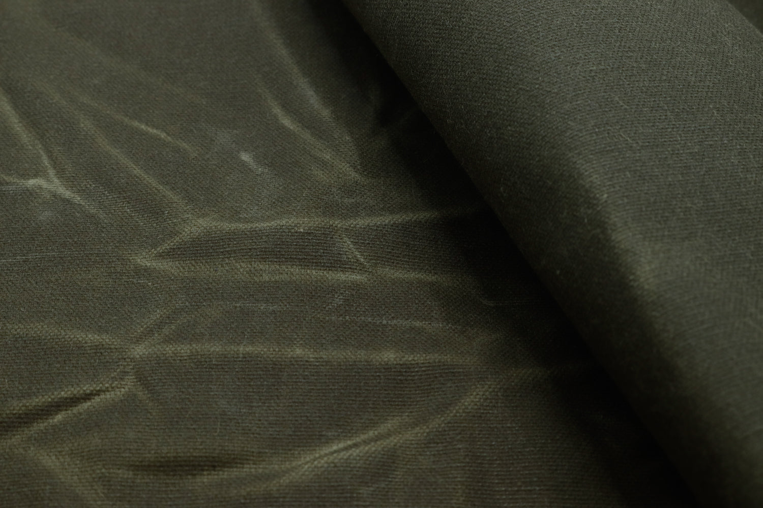 water-resistant waxed canvas fabric used for sewing backpacks, bags, and DIY outdoor gear.