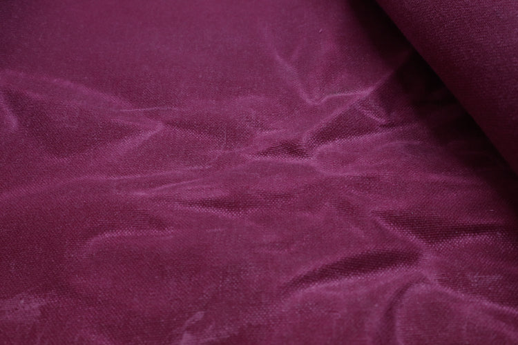 Bodacious pink waxed cotton canvas for sewing tote bags and other DIY projects