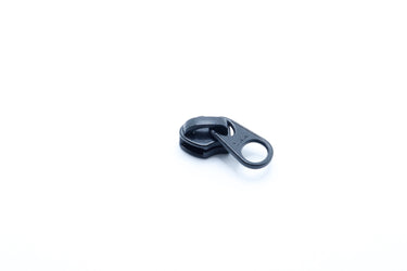 Black YKK size 3 reverse coil non-locking zipper slider for AquaGuard zippers