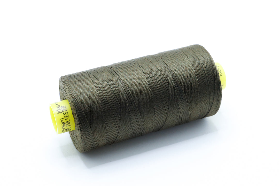 MARA 70 sewing thread in army olive for bag making and other sewing projects