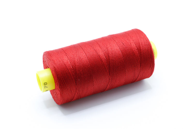 MARA 70 sewing thread in brick red for bag making and other sewing projects