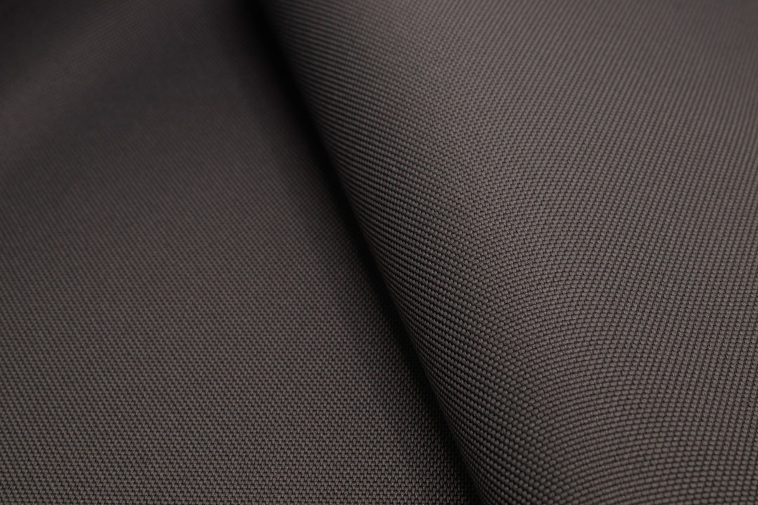 Charcoal 1200D recycled Cordura fabric with water-resistant coating