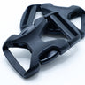 Plastic Super D buckle single adjust for bag making and for sewing outdoor gear projects.