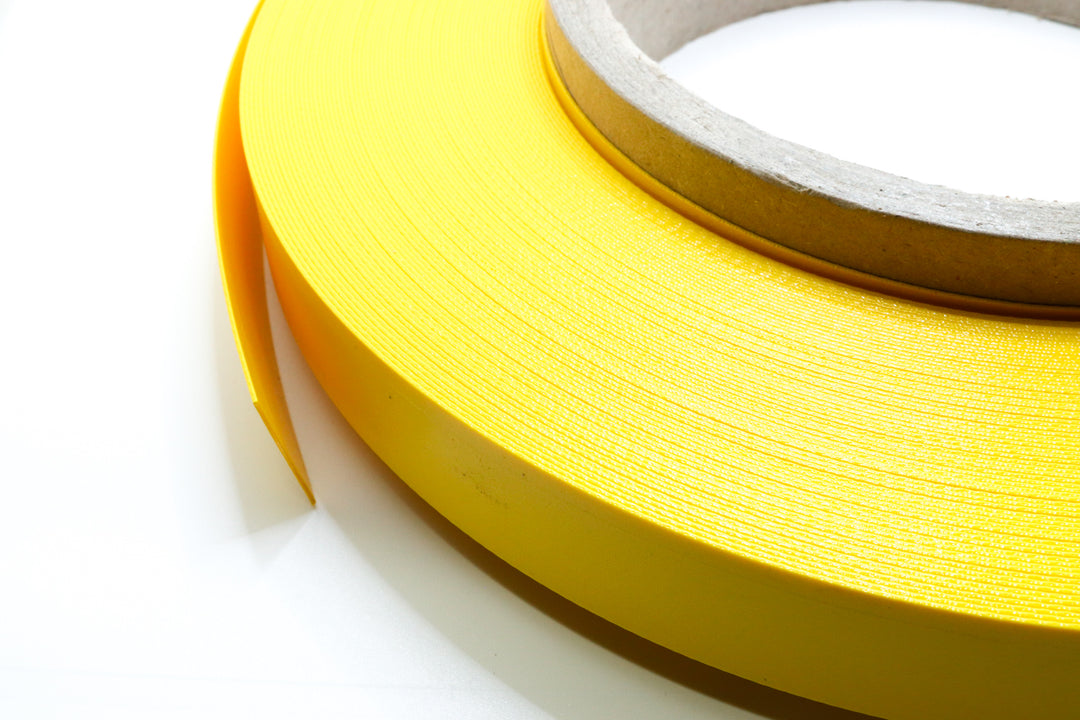 TITAPE TPU coated webbing made in Germany in yellow for sewing projects