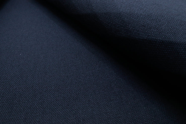 X-PAC X11 cotton duck pack fabric in black closeup to show the x-ply ripstop pattern in the fabric and the texture