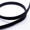 Black double sided hook and loop wrap for cable ties and gear bundling