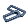 Aluminum loop for webbing connections. Lightweight, corrosion-resistant for DIY gear-making and outdoor applications.
