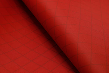 Brick red EPX200 waterproof and recycled fabric for sewing backpacks, bike bags, and outdoor gear.