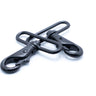 Metal snap hook commonly used on bags and to Make your own gear