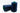 Two spools of blue thread on a white background