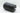 A large spool of dark gray thread or yarn wound on a white plastic core, photographed on a clean white background.