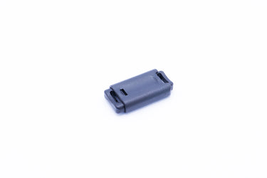Black pull style cord lock, alternate view