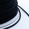 Close-up of 2.5mm elastic shock cord with durable braided jacket