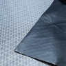 Close up of the front and back of Ultra80x UHMWPE ripstop fabric for sewing. 