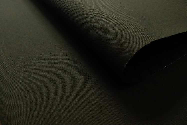 Olive X11 xpac fabric closeup showing the texture of the canvas