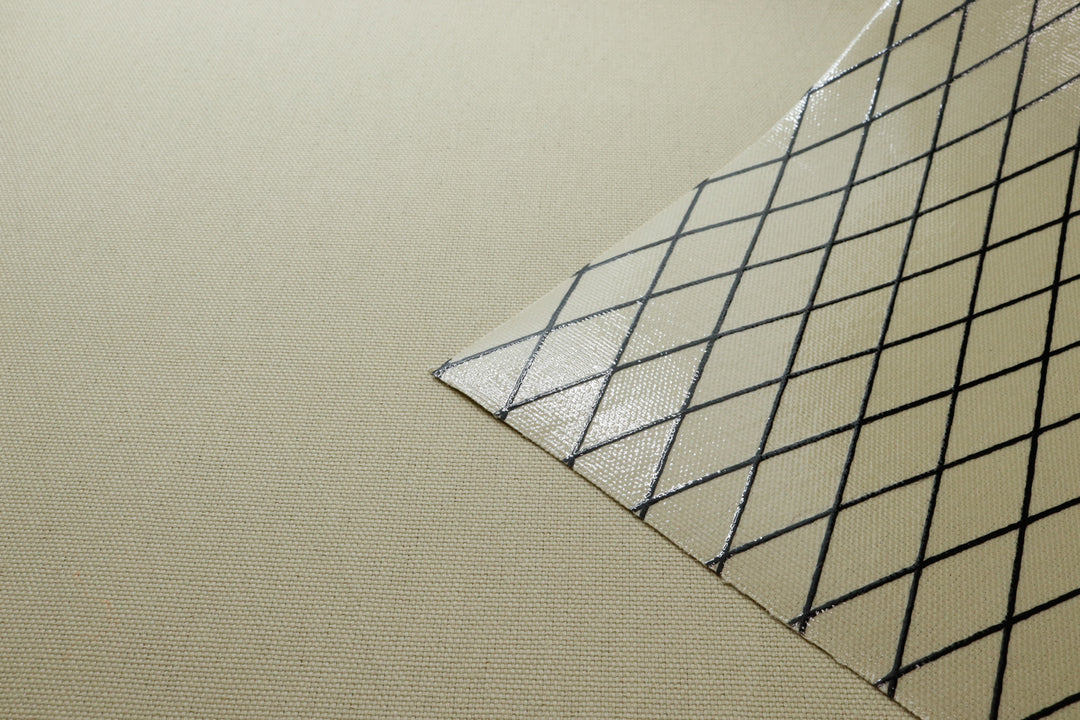 Close up of moonstone x11 xpac canvas showing the front and backside