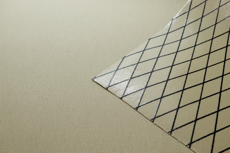 Close up of moonstone x11 xpac canvas showing the front and backside