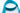 Teal YKK #5 coil zipper chain on a white background