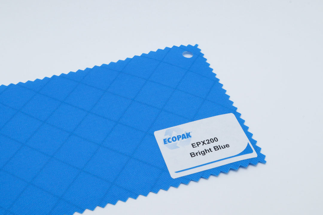 recycled fabric EPX200 fabric swatch bright blue
