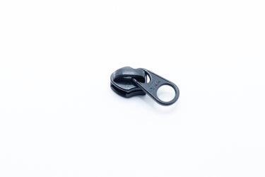 Reverse YKK coil slider non-locking for AquaGuard zippers black oxide