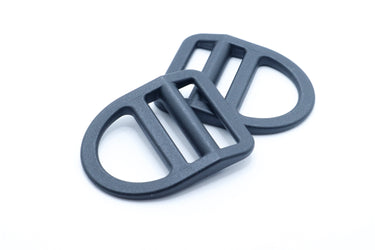 Recycled thumb lock shown with webbing threaded through for adjustment